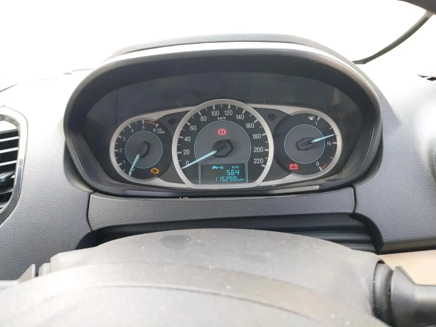 2018 Ford Figo Aspire TITANIUM1.5 DIESEL, Diesel, Manual, 1,15,298 km, interior