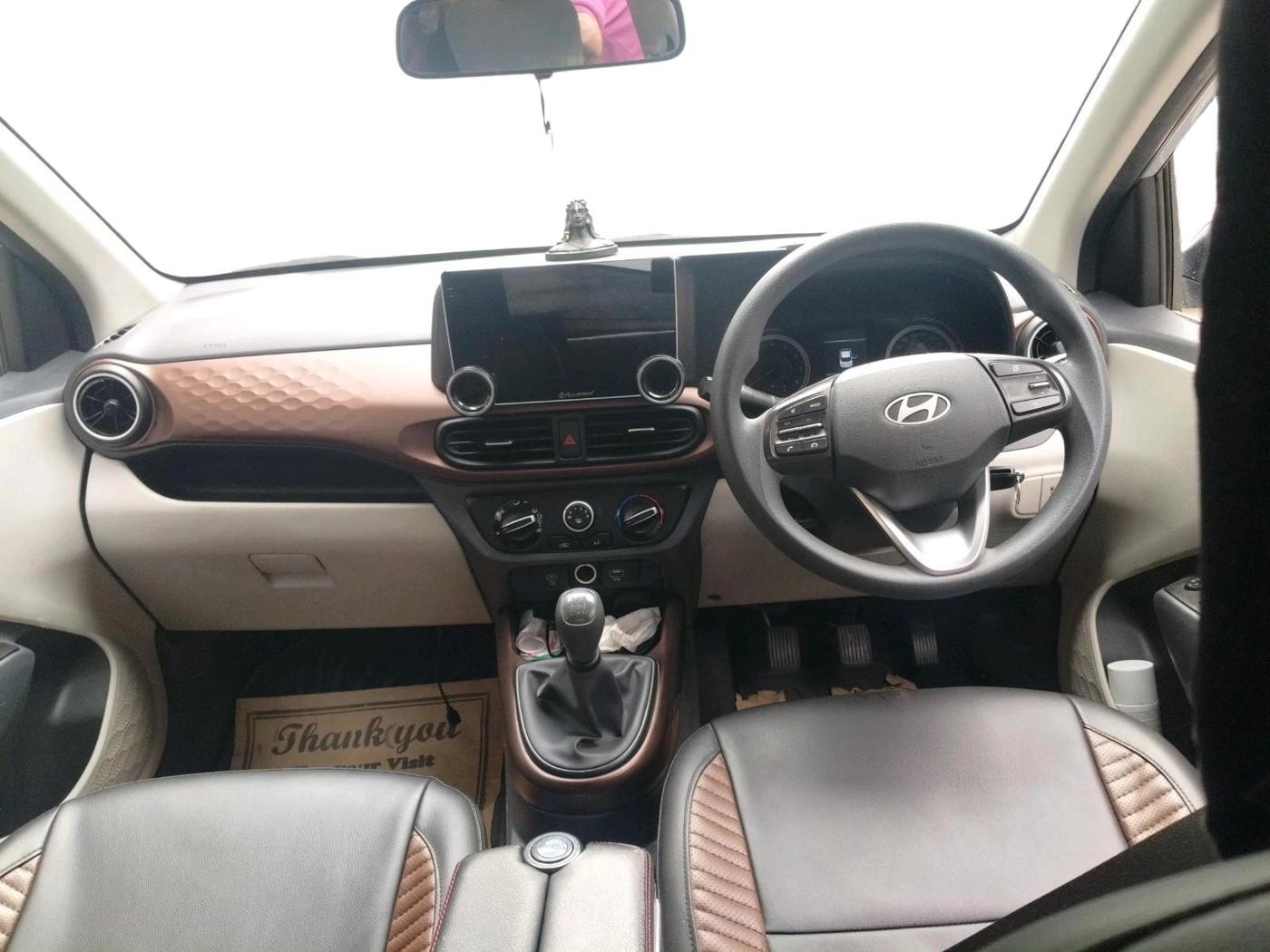 2025 Hyundai AURA S 1.2 CNG, CNG, Manual, 28,341 km, interior
