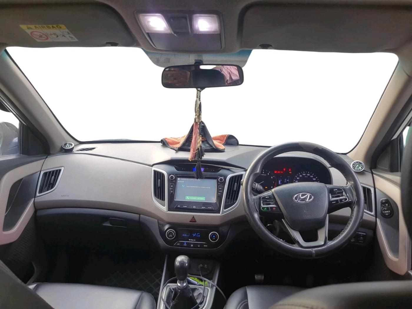 2015 Hyundai Creta SX PLUS 1.6 PETROL, CNG, Manual, 1,33,345 km, interior