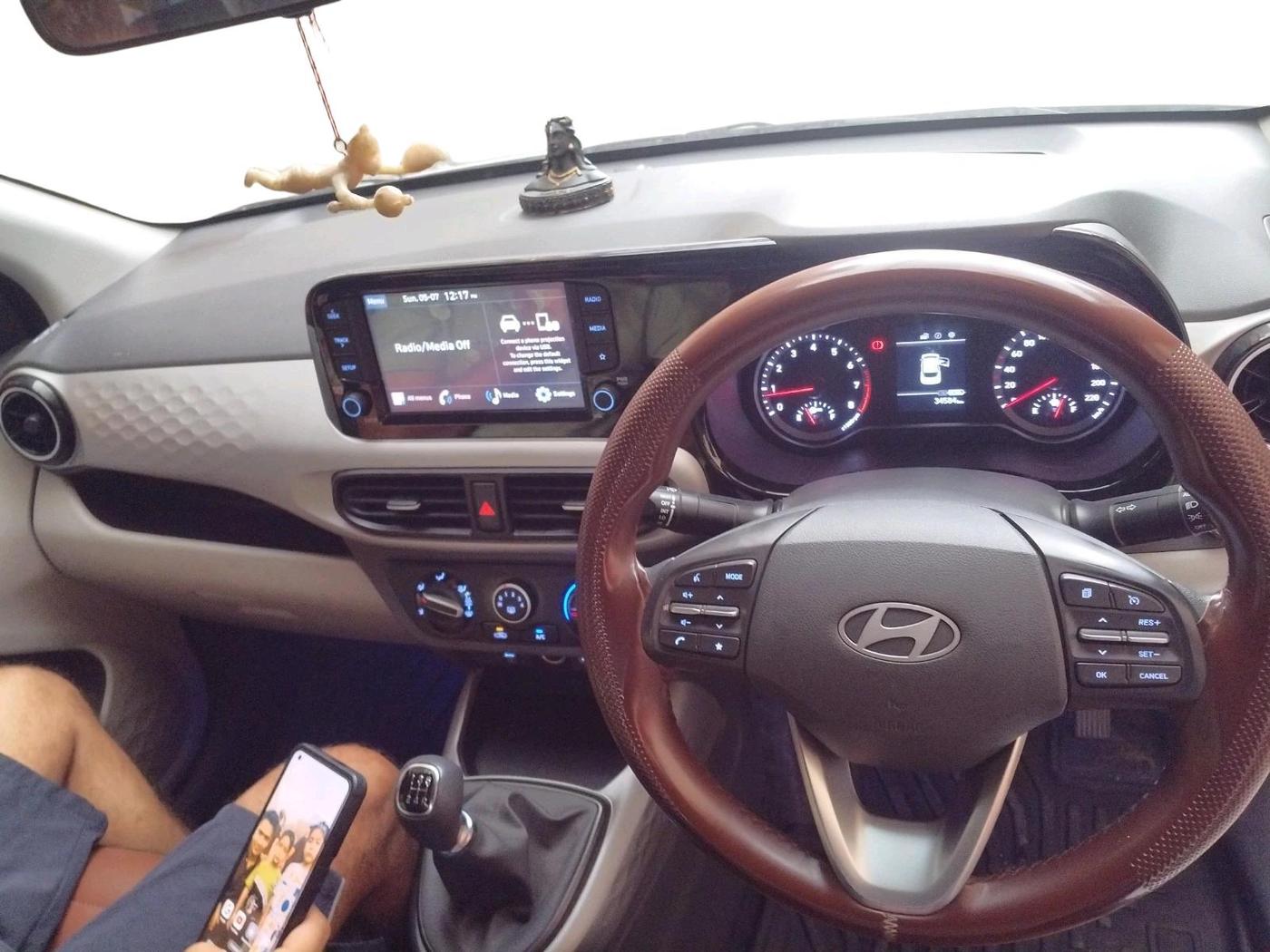 2024 Hyundai GRAND I10 NIOS Sportz 1.2 HY-CNG Duo, CNG, Manual, 34,584 km, interior
