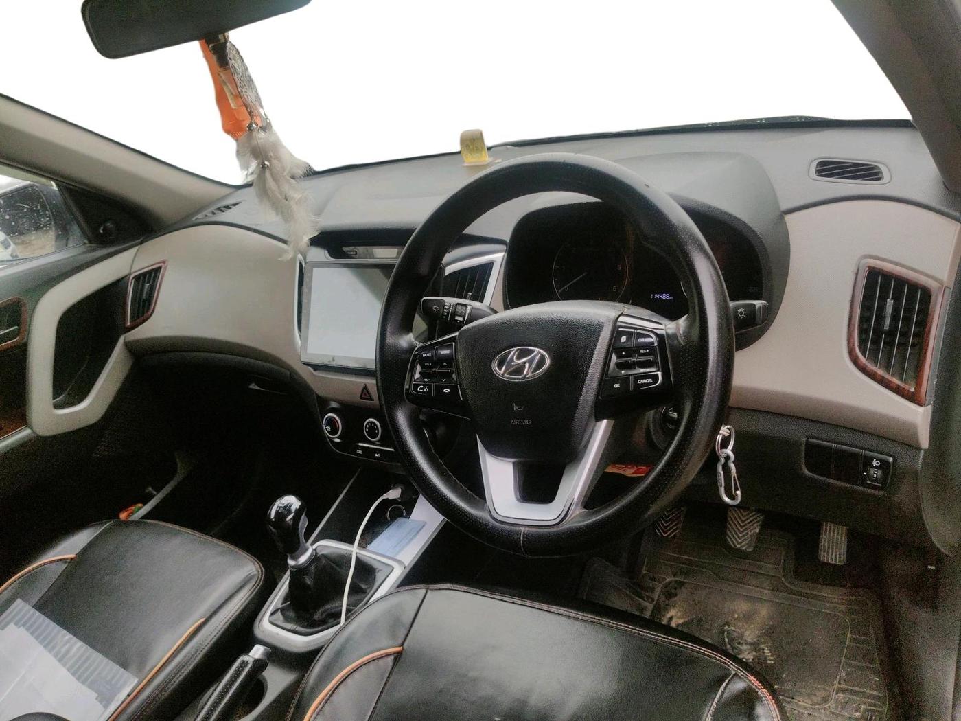 2018 Hyundai Creta E PLUS 1.4 DIESEL, Diesel, Manual, 1,14,488 km, interior