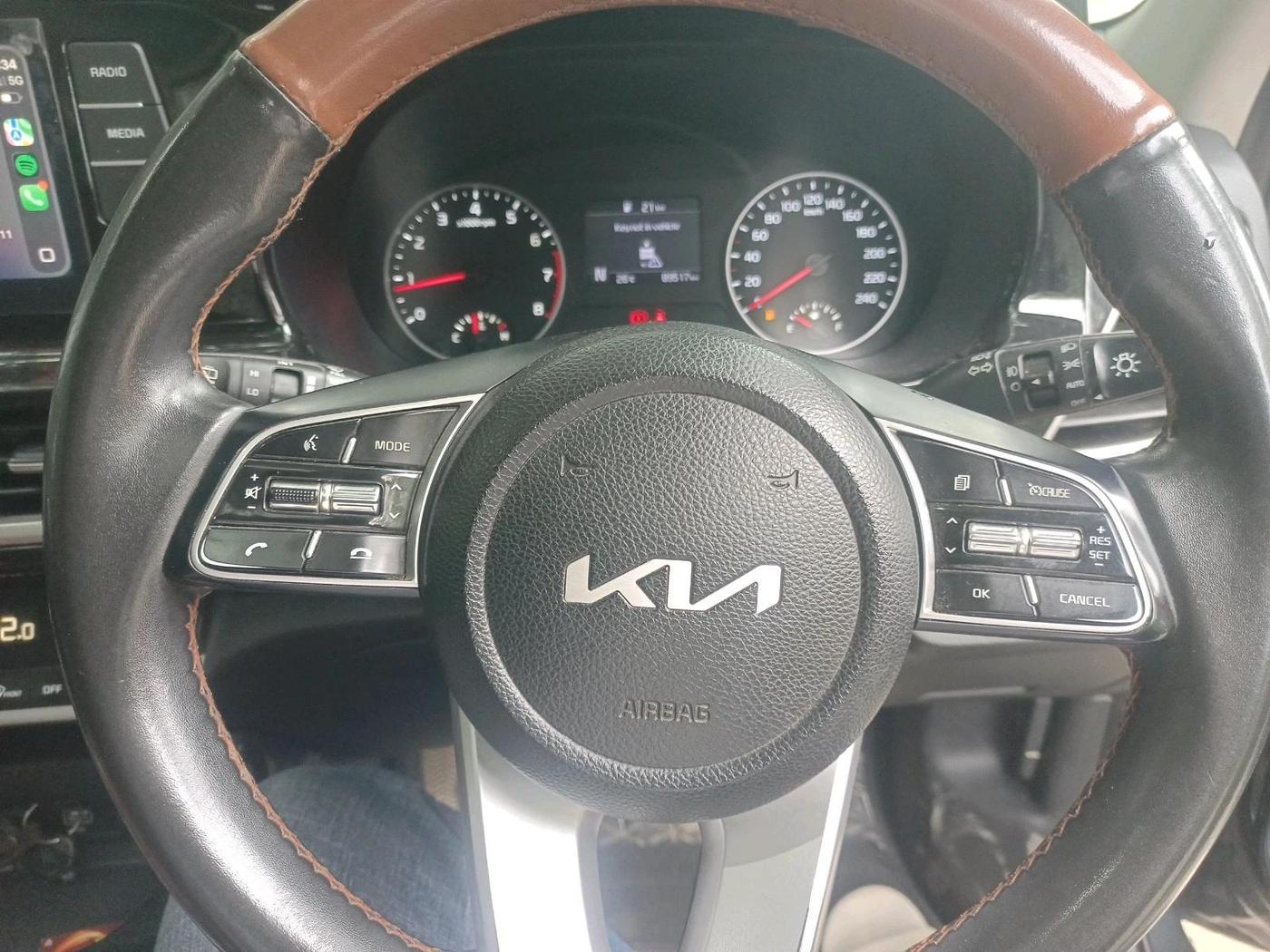2022 KIA SELTOS HTK PLUS 1.5 IMT, Petrol, Manual, 89,517 km, interior