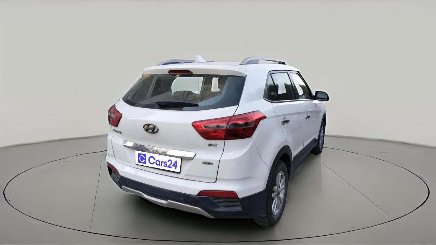 2016 Hyundai Creta SX PLUS AT 1.6 DIESEL, Diesel, Automatic, 1,17,558 km, exterior