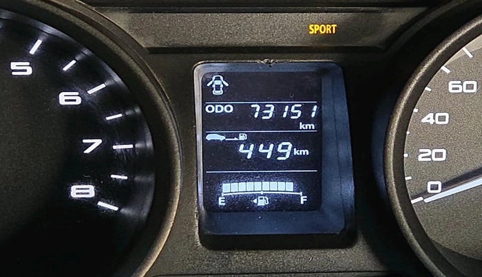 2019 Tata NEXON XM PETROL, CNG, Manual, 74,342 km, interior