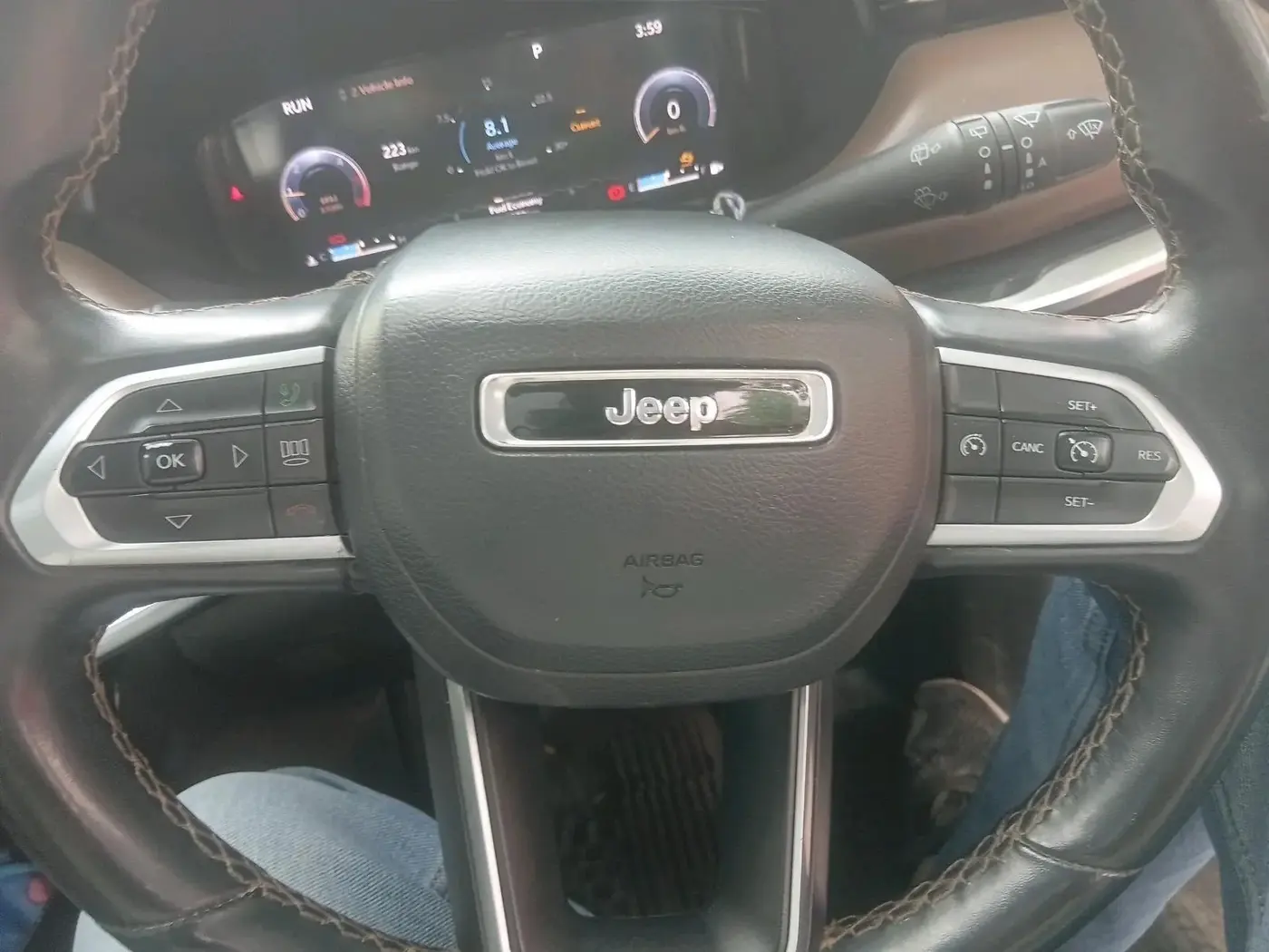 2023 Jeep MERIDIAN LIMITED (O) 4X2 AT, Diesel, Automatic, 60,858 km, interior