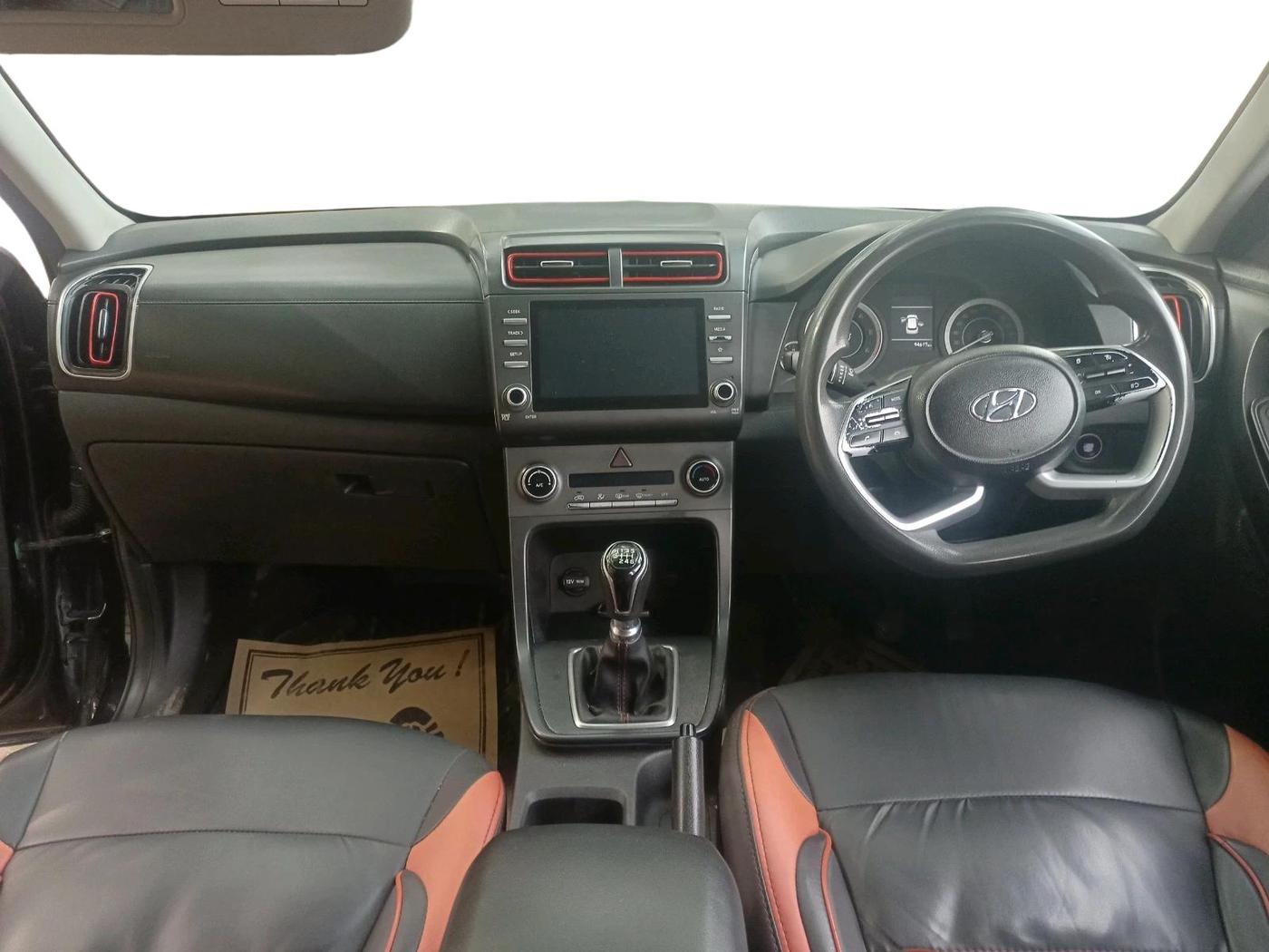 2022 Hyundai Creta S PLUS KNIGHT 1.5 DIESEL, Diesel, Manual, 94,617 km, interior