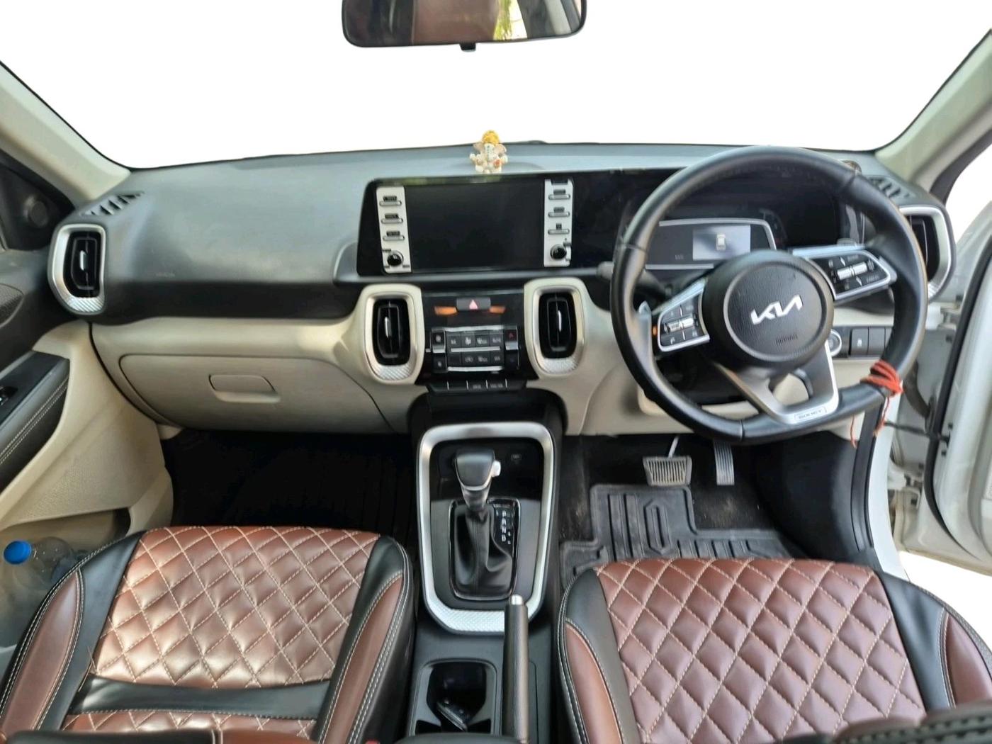 2022 KIA SONET HTX 1.5 AT, Diesel, Automatic, 27,431 km, interior
