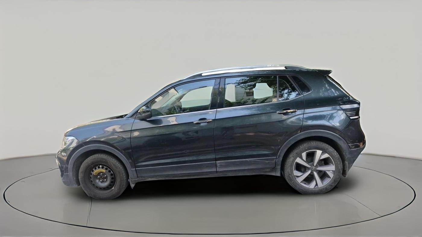 2021 Volkswagen TAIGUN TOPLINE 1.0 TSI AT, Petrol, Automatic, 24,625 km, exterior