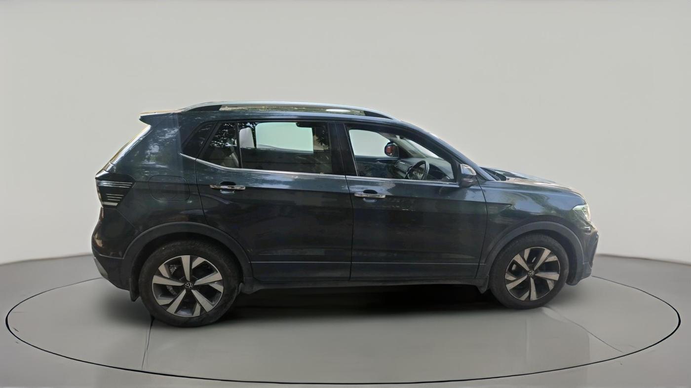 2021 Volkswagen TAIGUN TOPLINE 1.0 TSI AT, Petrol, Automatic, 24,625 km, exterior