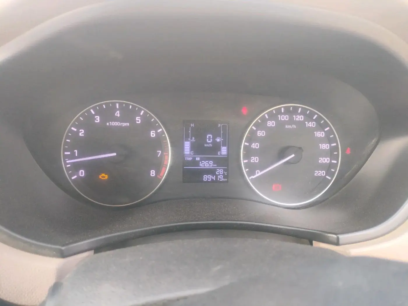 2016 Hyundai Elite i20 MAGNA 1.2, CNG, Manual, 89,419 km, interior