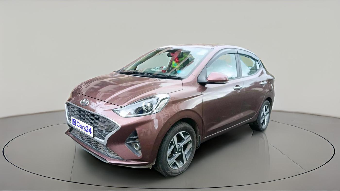 2020 Hyundai AURA SX 1.2 (O), Petrol, Manual, 43,536 km, exterior