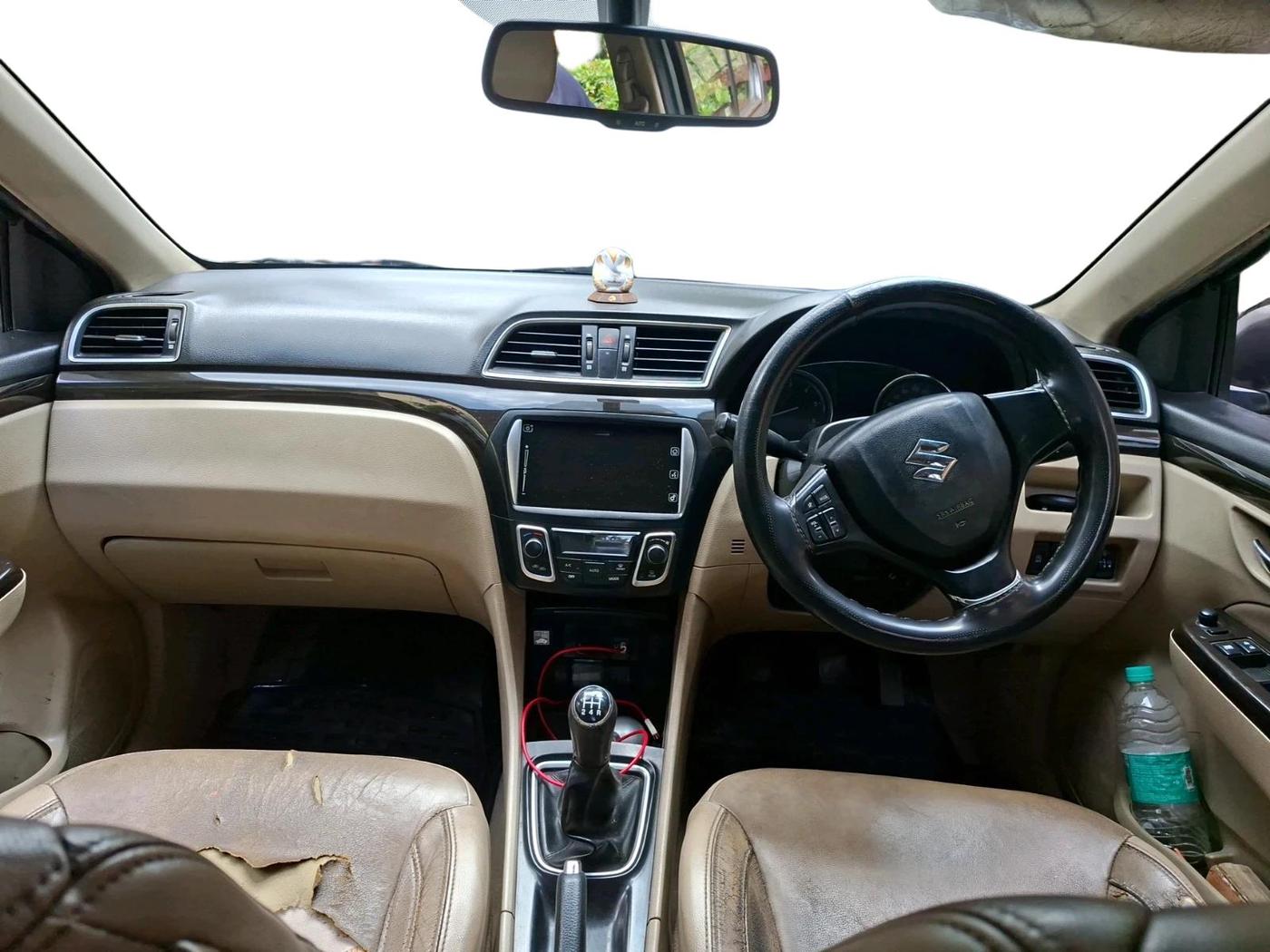 2017 Maruti Ciaz ALPHA DIESEL 1.3, Diesel, Manual, 1,09,521 km, interior