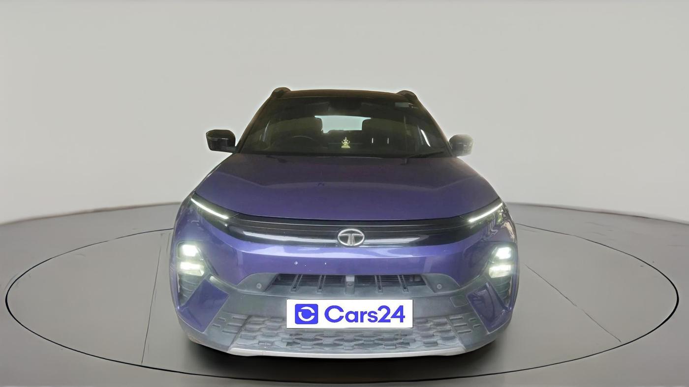 2023 Tata NEXON FEARLESS PURPLE + SUNROOF DCA DUAL TONE 1.2 PETROL, Petrol, Automatic, 19,369 km, exterior
