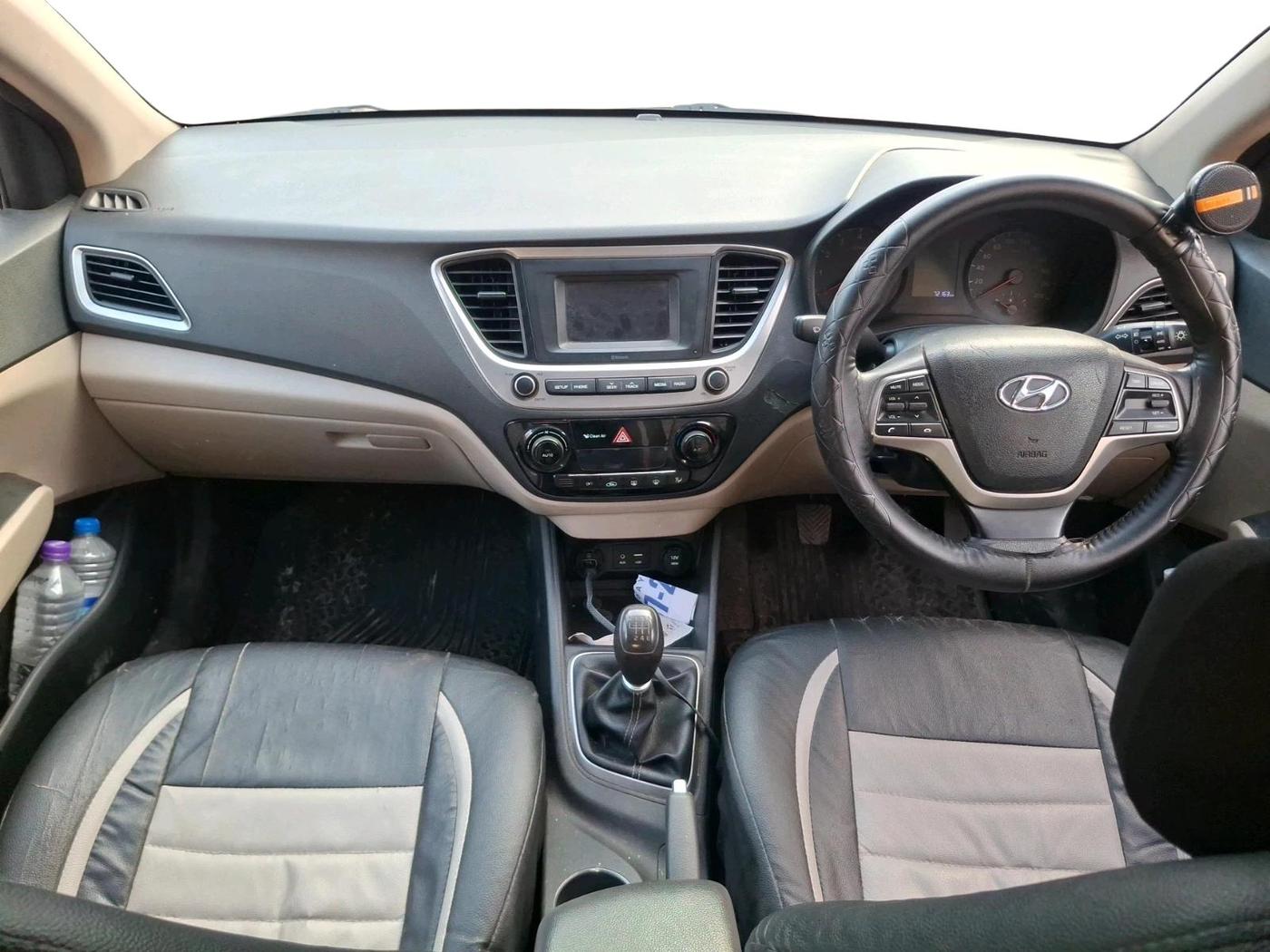 2018 Hyundai Verna 1.4 EX PETROL, Petrol, Manual, 72,163 km, interior