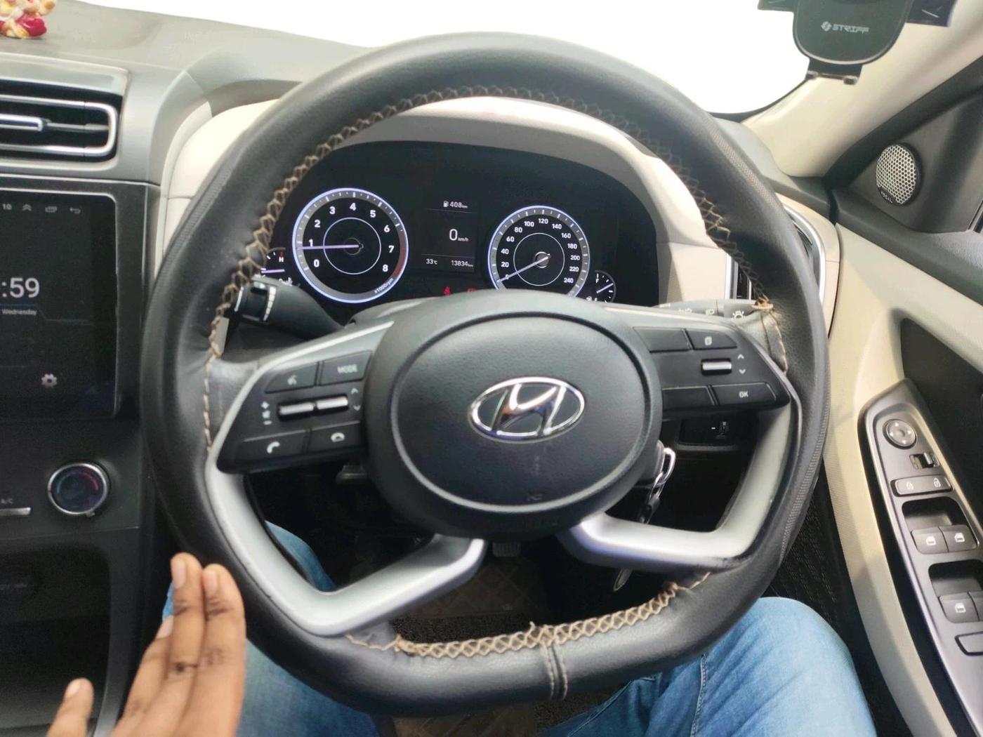 2021 Hyundai Creta E 1.5 PETROL, Petrol, Manual, 13,834 km, interior