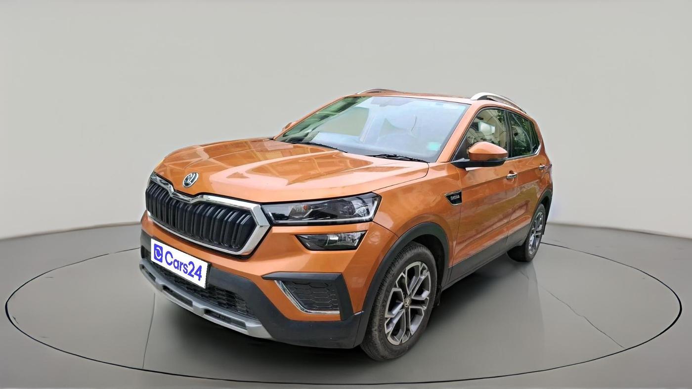 2021 Skoda KUSHAQ STYLE 1.0L TSI AT, Petrol, Automatic, 30,094 km, exterior