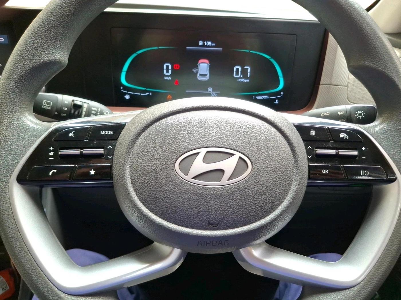 2024 Hyundai Creta S (O) 1.5 DIESEL, Diesel, Manual, 43,044 km, interior