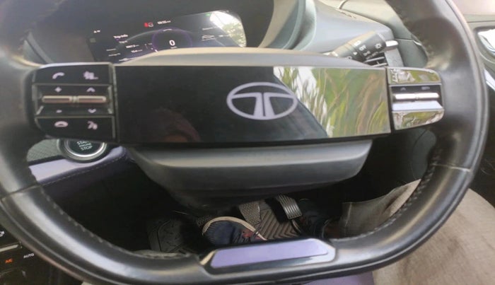 2023 Tata NEXON FEARLESS PURPLE + SUNROOF DUAL TONE 1.5 DIESEL, Diesel, Manual, 23,370 km, interior