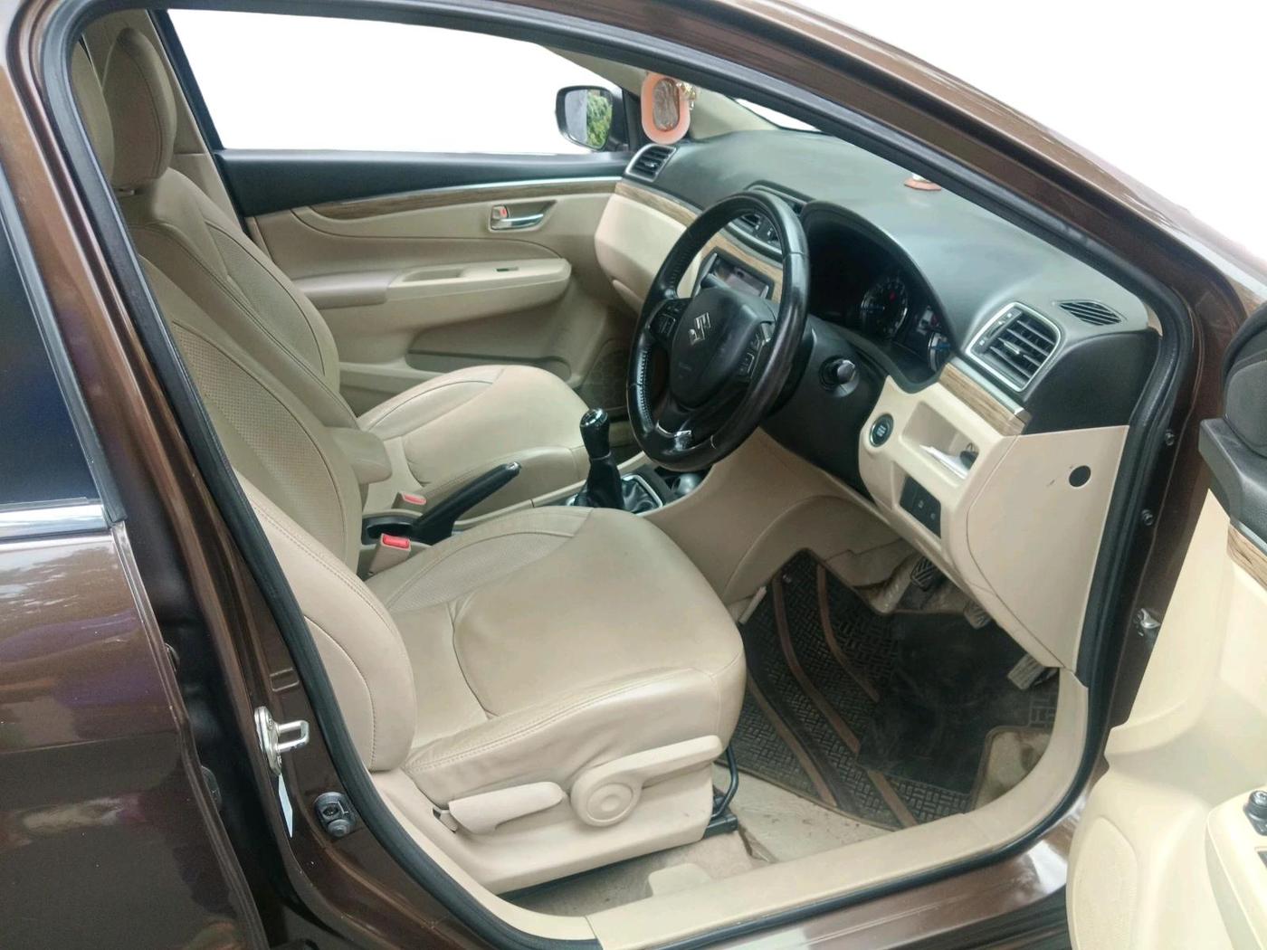 2019 Maruti Ciaz ALPHA 1.5 SHVS PETROL, Petrol, Manual, 53,388 km, interior
