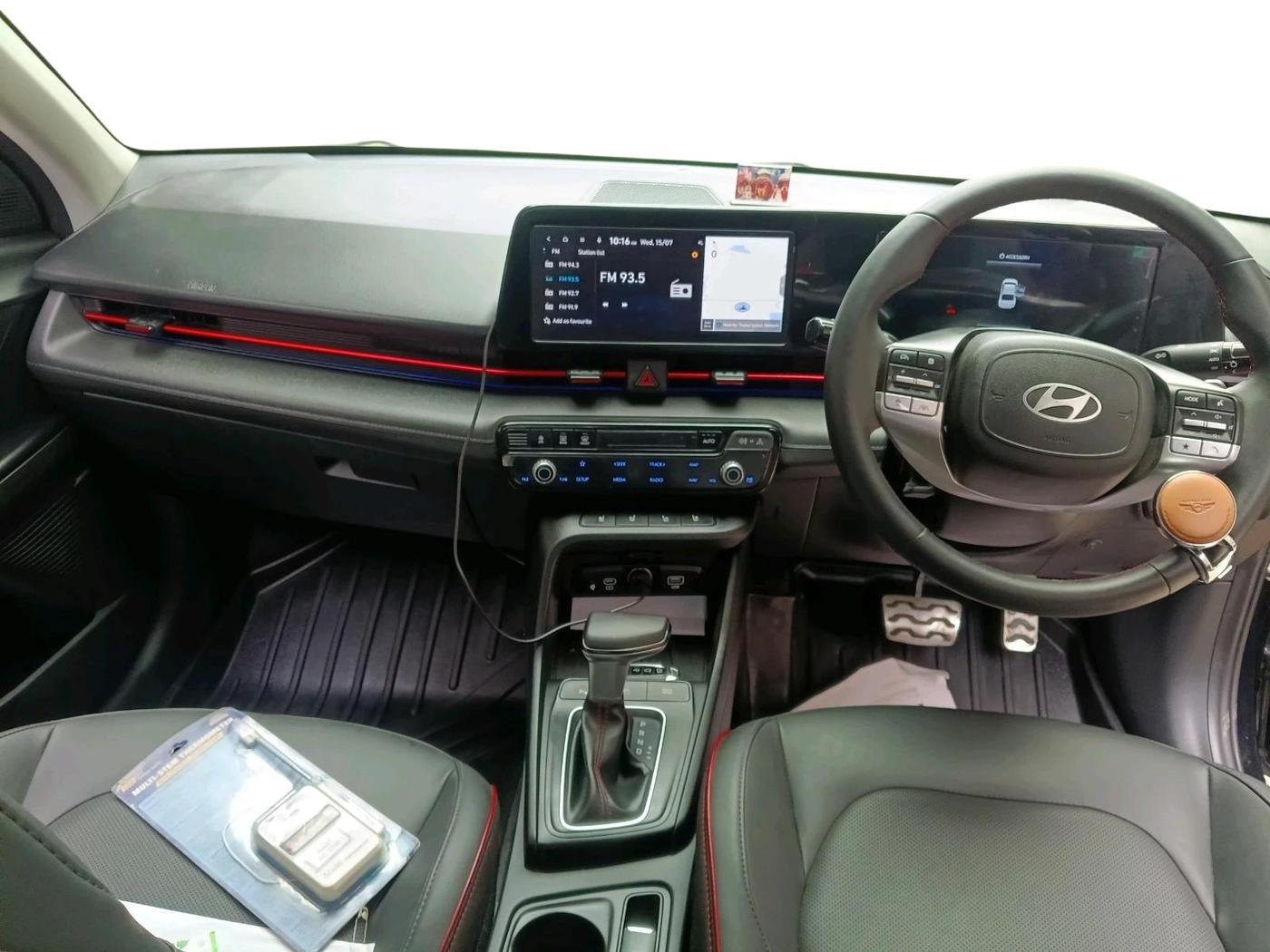 2024 Hyundai Verna SX (O) 1.5 TURBO PETROL DCT, Petrol, Automatic, 7,135 km, interior
