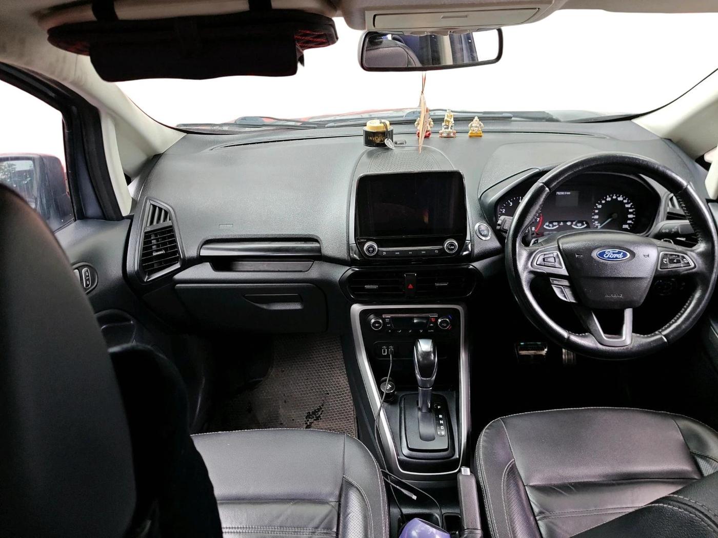 2018 Ford Ecosport TITANIUM + 1.5L PETROL AT, Petrol, Automatic, 75,298 km, interior