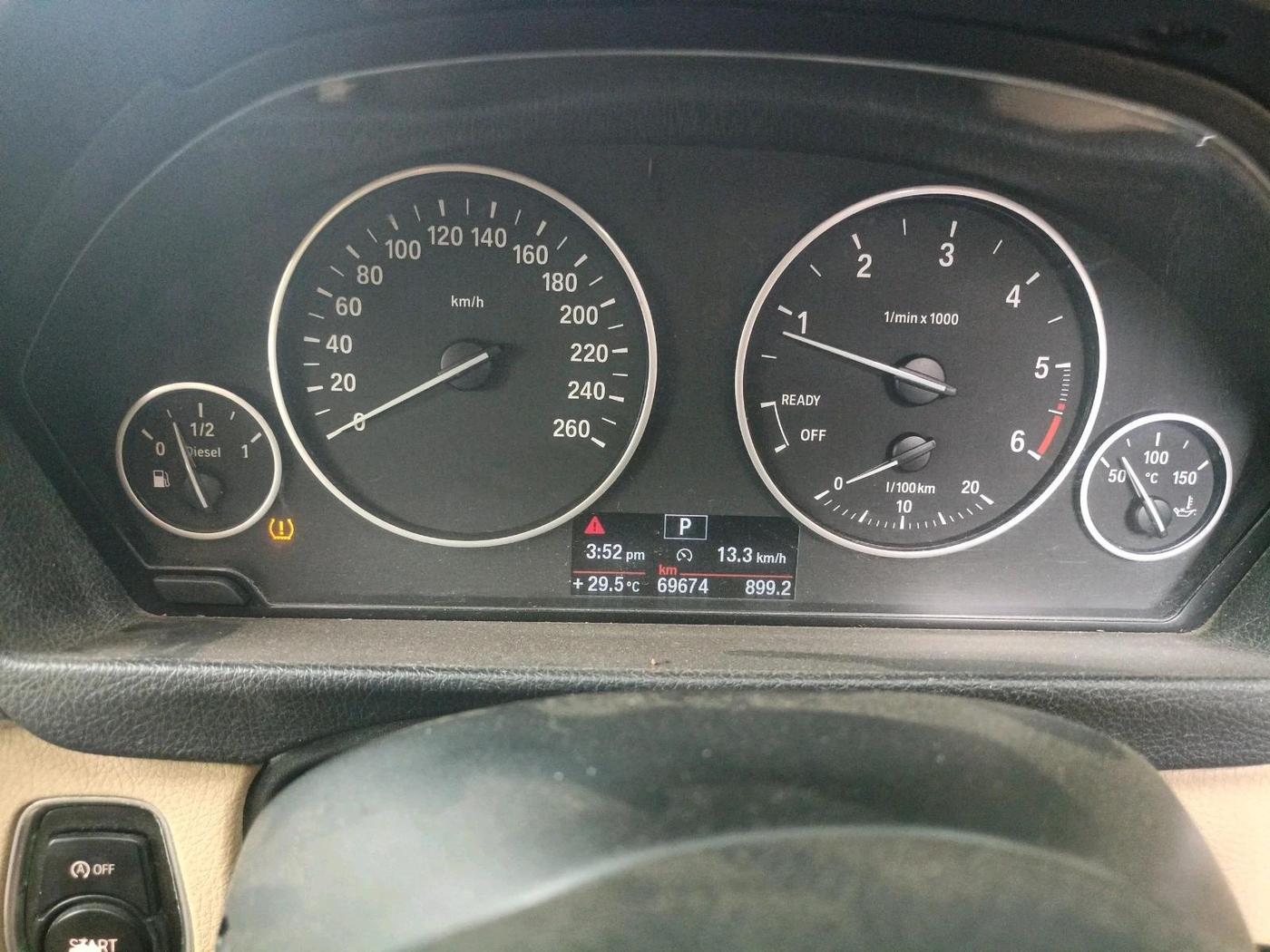 2012 BMW 3 Series 320d, Diesel, Automatic, 69,674 km, interior