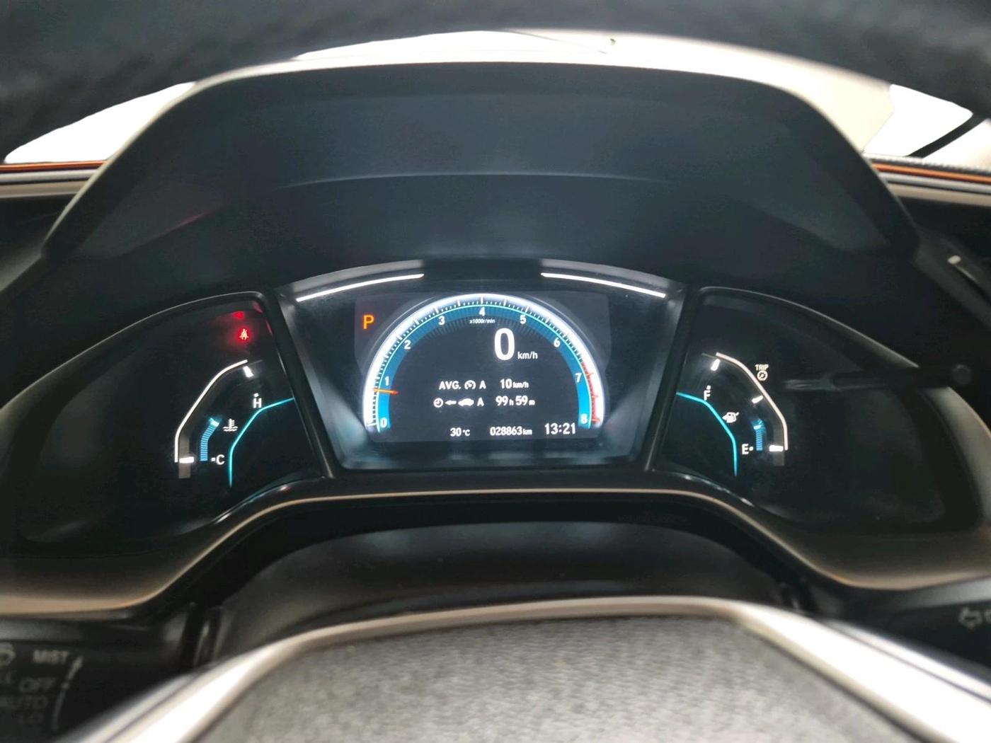 2019 Honda Civic 1.8L I-VTEC ZX CVT, Petrol, Automatic, 28,863 km, interior