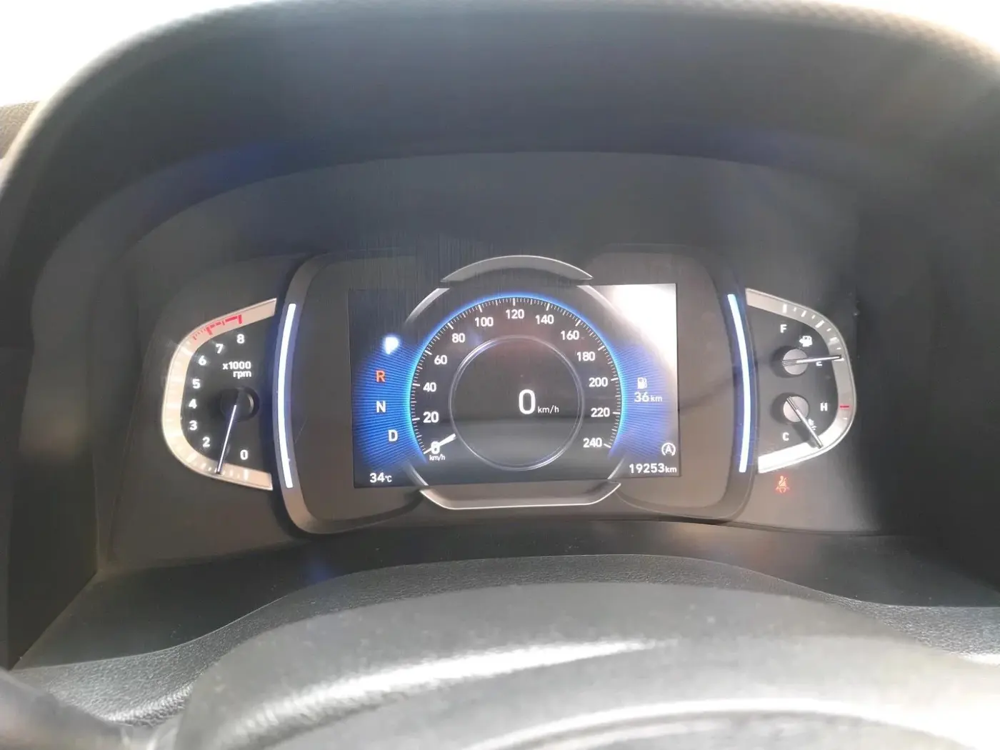 2023 Hyundai Creta SX (O) IVT KNIGHT 1.5 PETROL, Petrol, Automatic, 19,253 km, interior