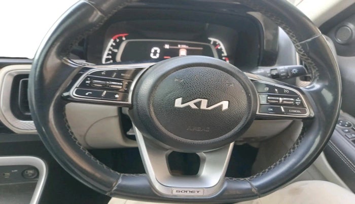 2022 KIA SONET HTX 1.0 IMT, Petrol, Manual, 36,187 km, interior