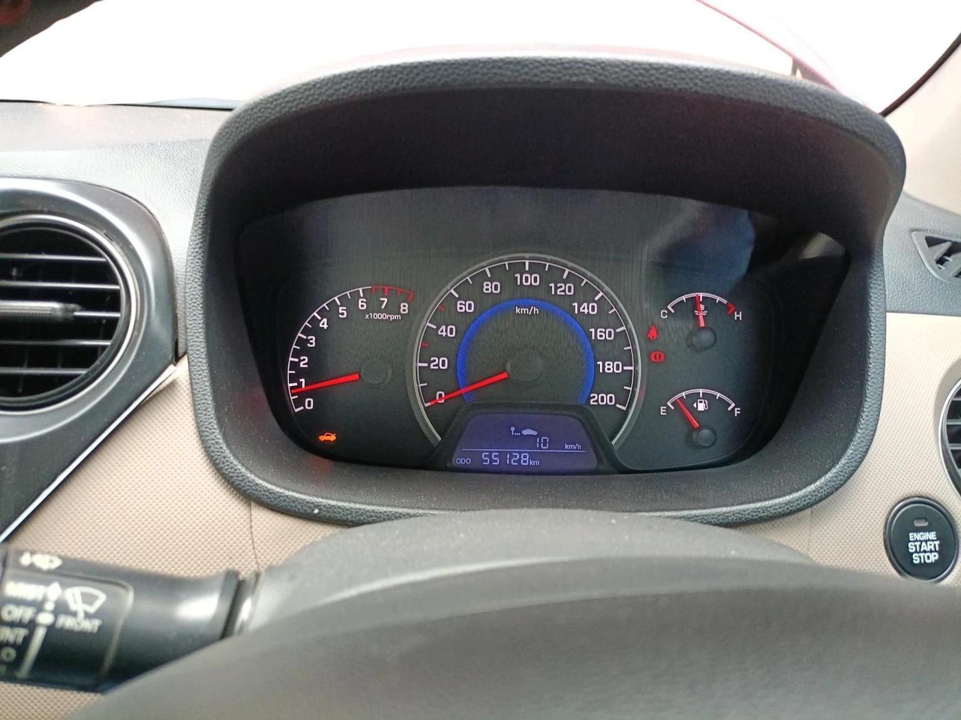 2016 Hyundai Grand i10 ASTA (O) 1.2 KAPPA VTVT, Petrol, Manual, 55,128 km, interior