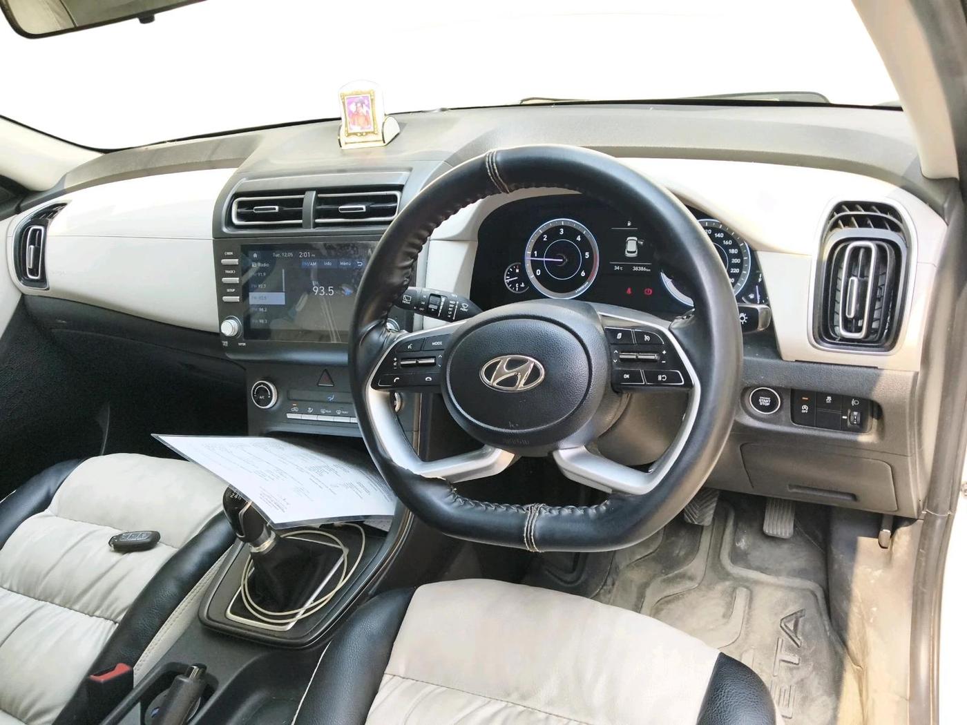 2023 Hyundai Creta S 1.5 DIESEL, Diesel, Manual, 38,386 km, interior