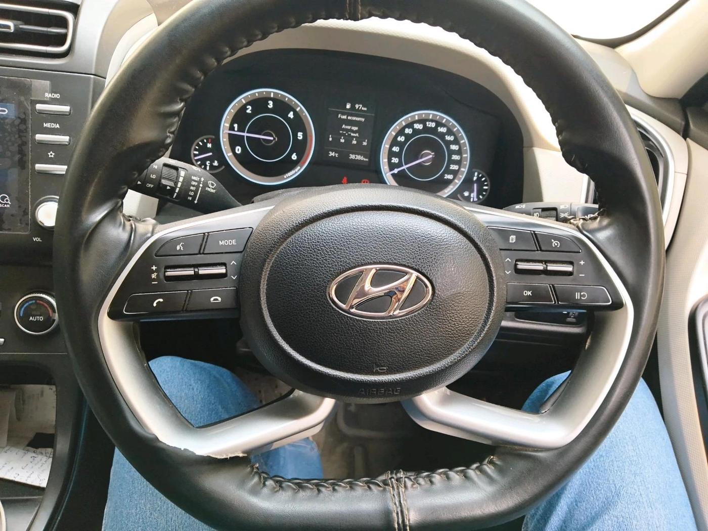 2023 Hyundai Creta S 1.5 DIESEL, Diesel, Manual, 38,386 km, interior