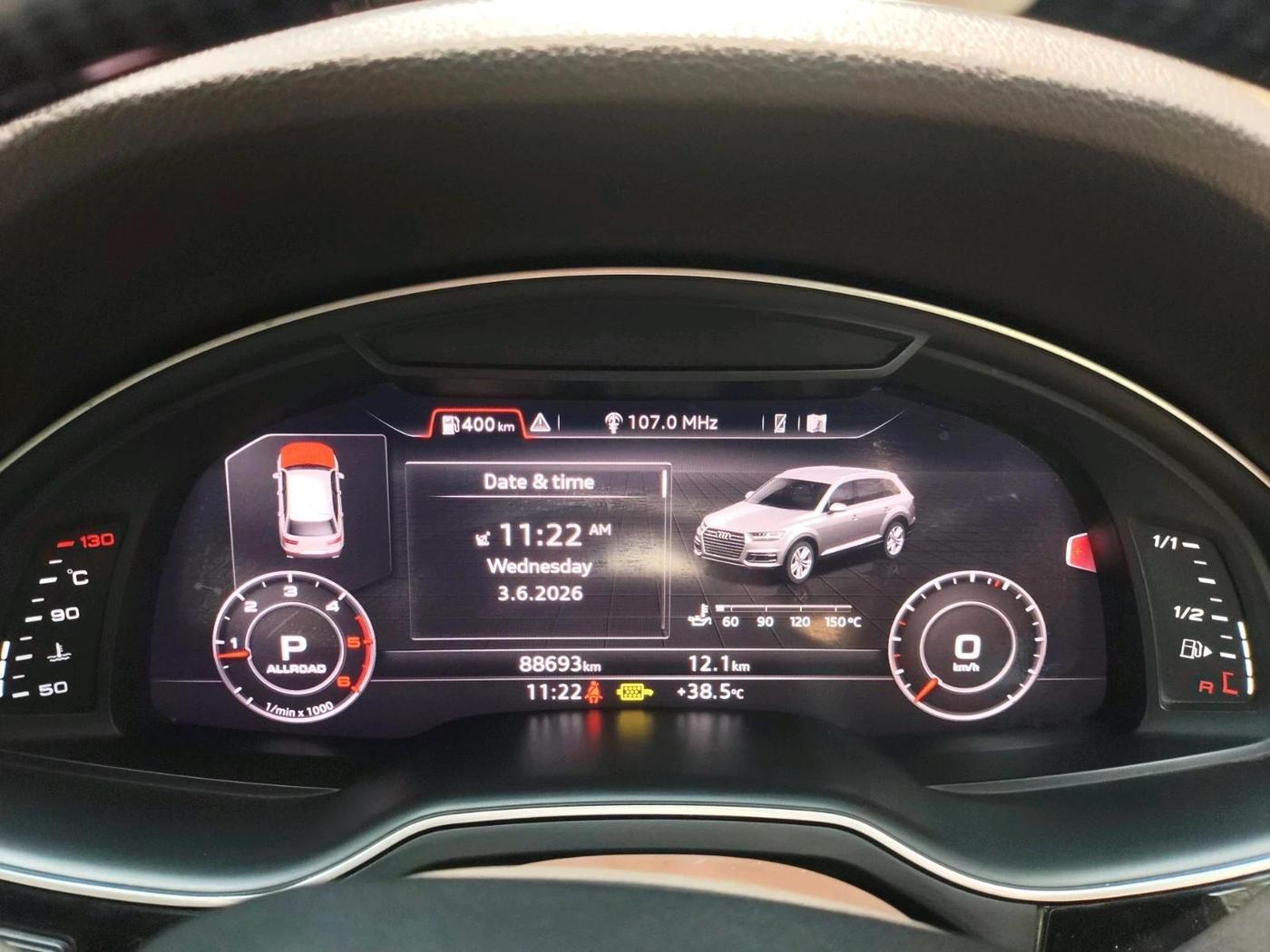 2019 Audi Q7 45 TDI QUATTRO PREMIUM PLUS, Diesel, Automatic, 88,693 km, interior