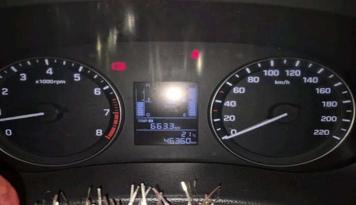 2016 Hyundai Creta SX PLUS 1.6 PETROL, Petrol, Manual, 46,360 km, interior