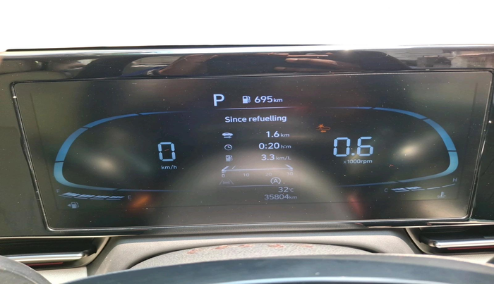 2023 Hyundai Verna SX(O) 1.5 MPI IVT , Petrol, Automatic, 35,804 km, interior