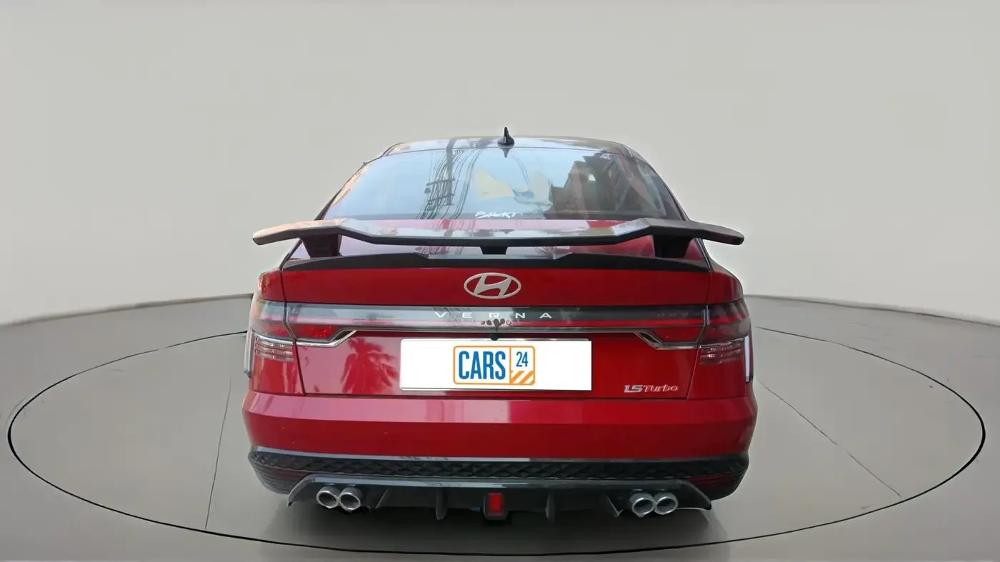 2024 Hyundai Verna SX (O) 1.5 TURBO DCT DUAL TONE, Petrol, Automatic, 7,200 km, exterior