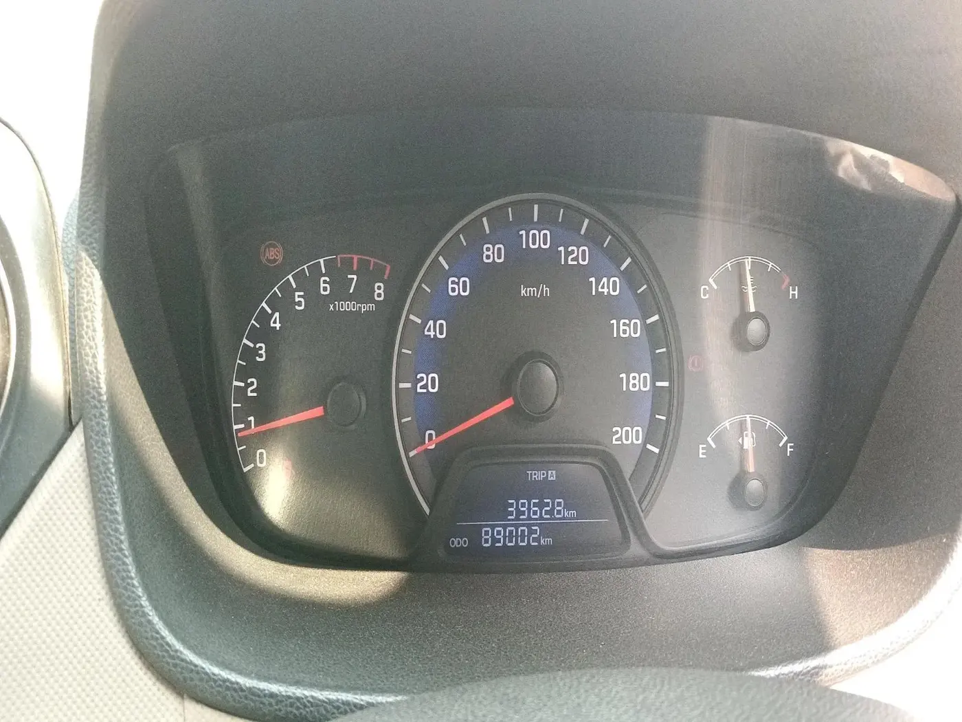 2016 Hyundai Xcent S (O) 1.2, Petrol, Manual, 89,655 km, interior