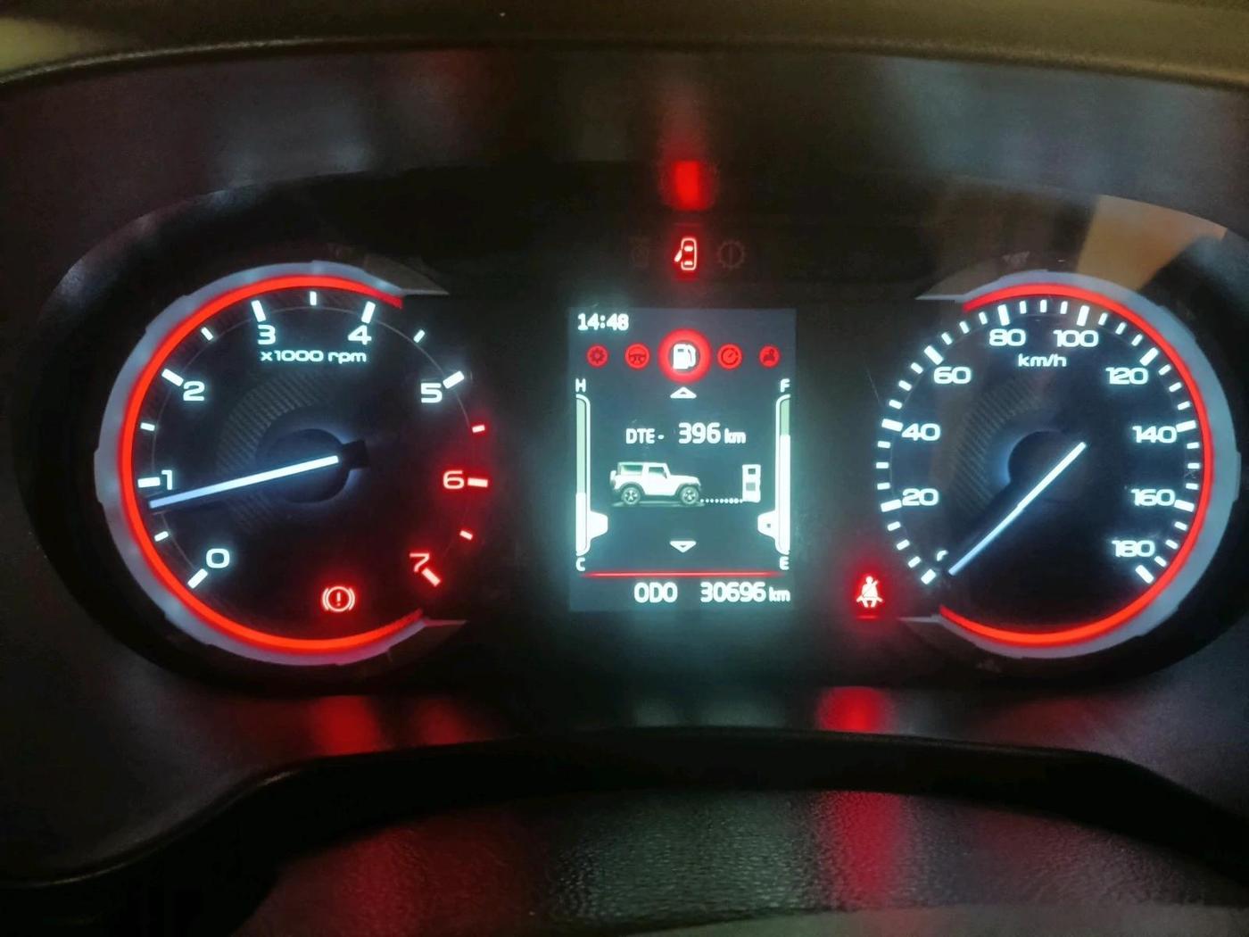 2021 Mahindra Thar LX HARD TOP 4WD MT, Diesel, Manual, 30,696 km, interior