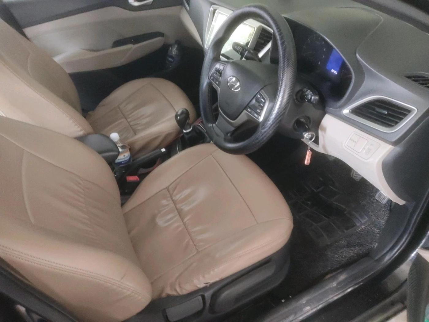 2018 Hyundai Verna 1.4 EX PETROL, Petrol, Manual, 80,421 km, interior