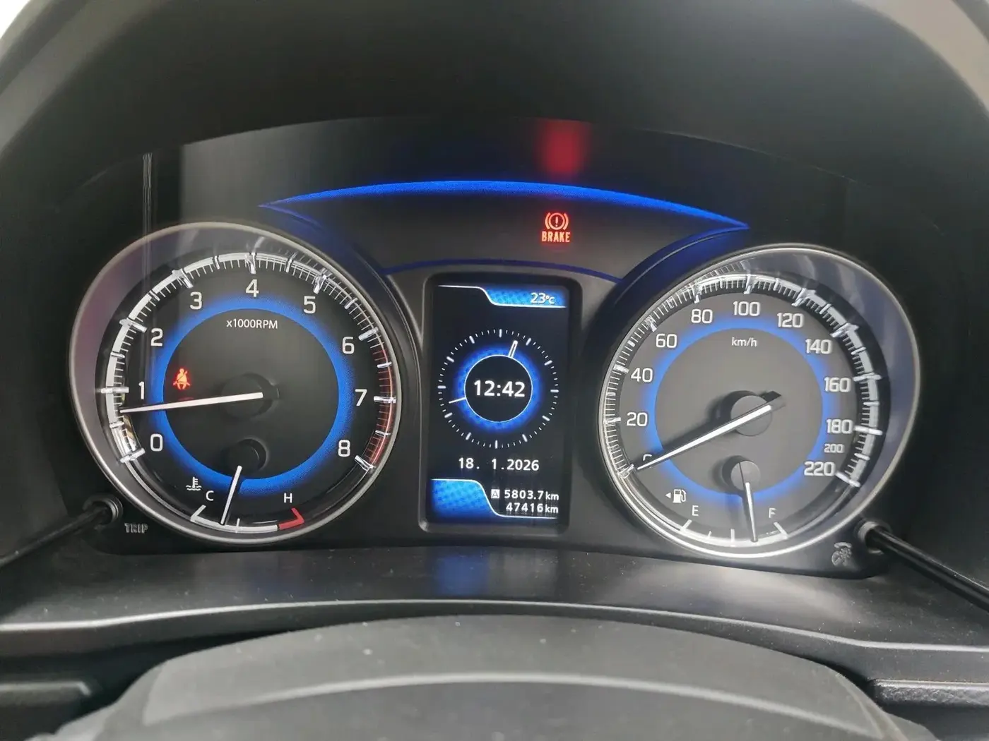 2020 Toyota Glanza G, Petrol, Manual, 47,824 km, interior