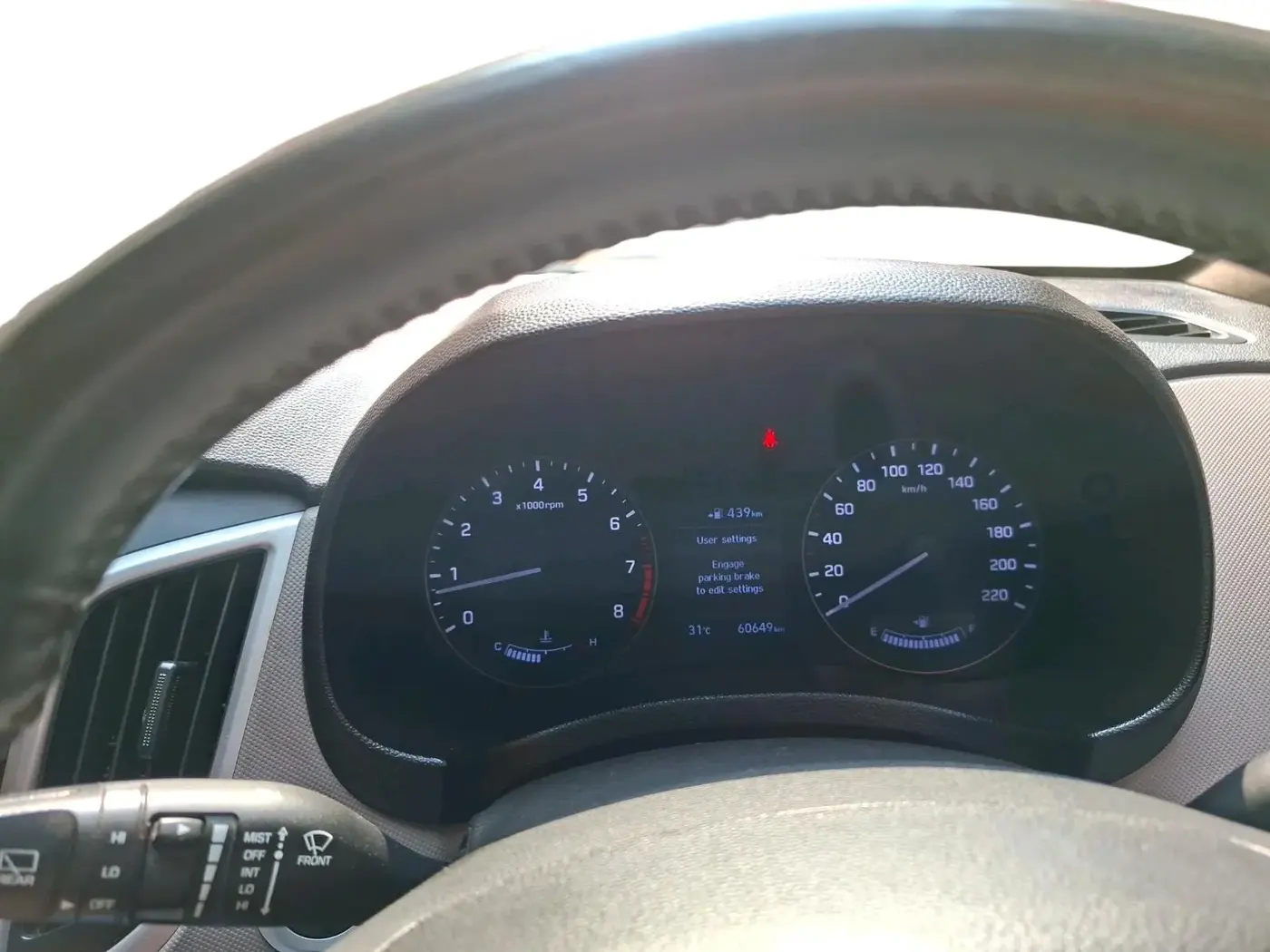 2019 Hyundai Creta SX (O) EXECUTIVE 1.6 PETROL, Petrol, Manual, 60,649 km, interior
