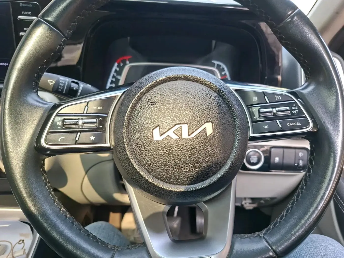 2023 KIA SONET HTX 1.0 TURBO PETROL IMT, Petrol, Manual, 1,873 km, interior