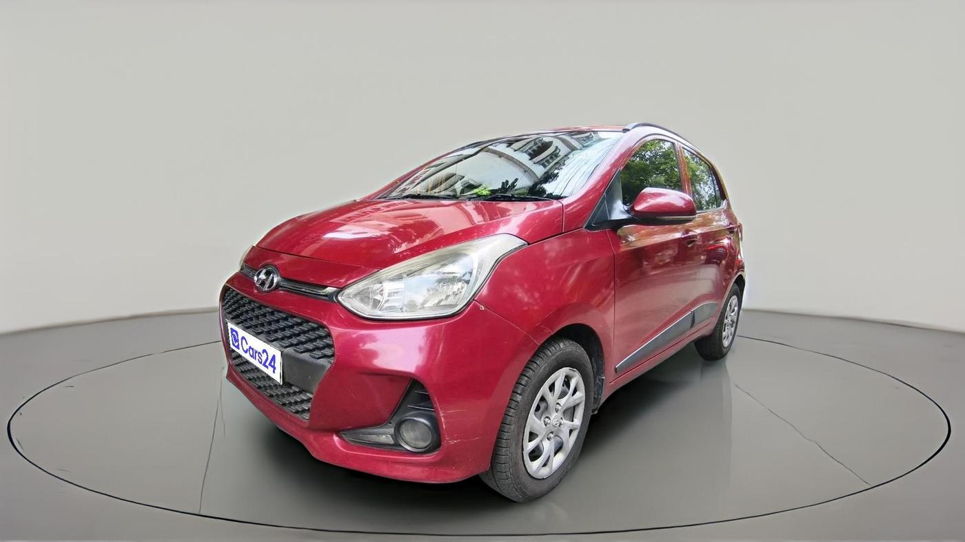 2017 Hyundai Grand i10 SPORTZ (O) 1.2 KAPPA VTVT, Petrol, Manual, 95,430 km, exterior