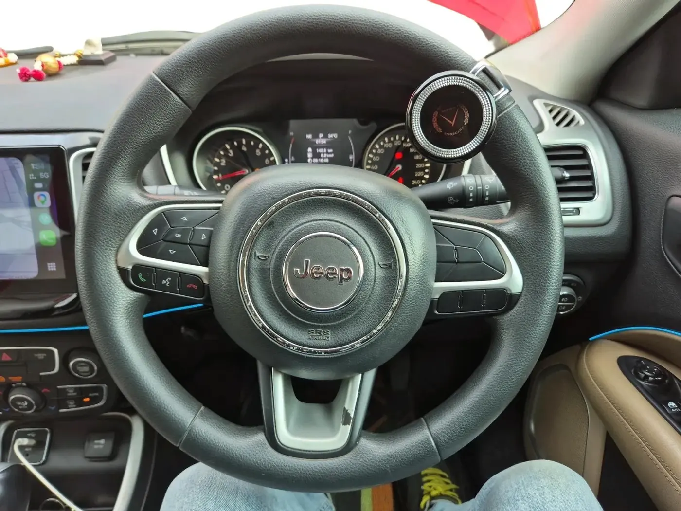 2019 Jeep Compass LONGITUDE (O) 1.4 PETROL AT, Petrol, Automatic, 41,128 km, interior