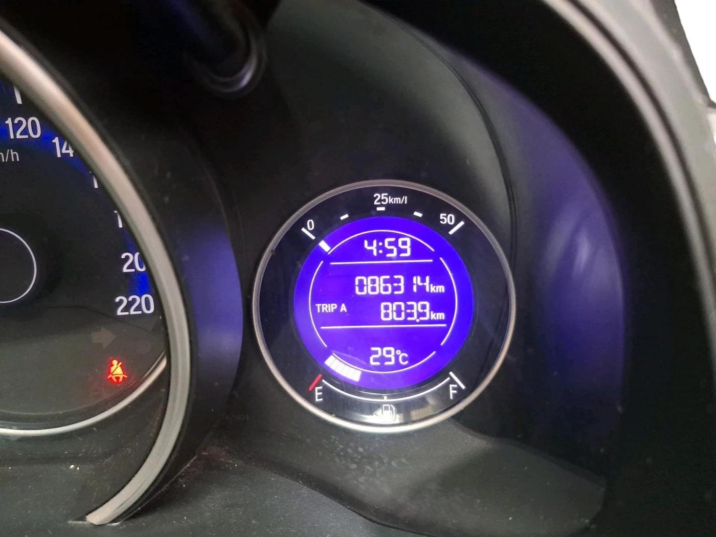 2018 Honda WR-V 1.2L I-VTEC VX MT, Petrol, Manual, 86,314 km, interior