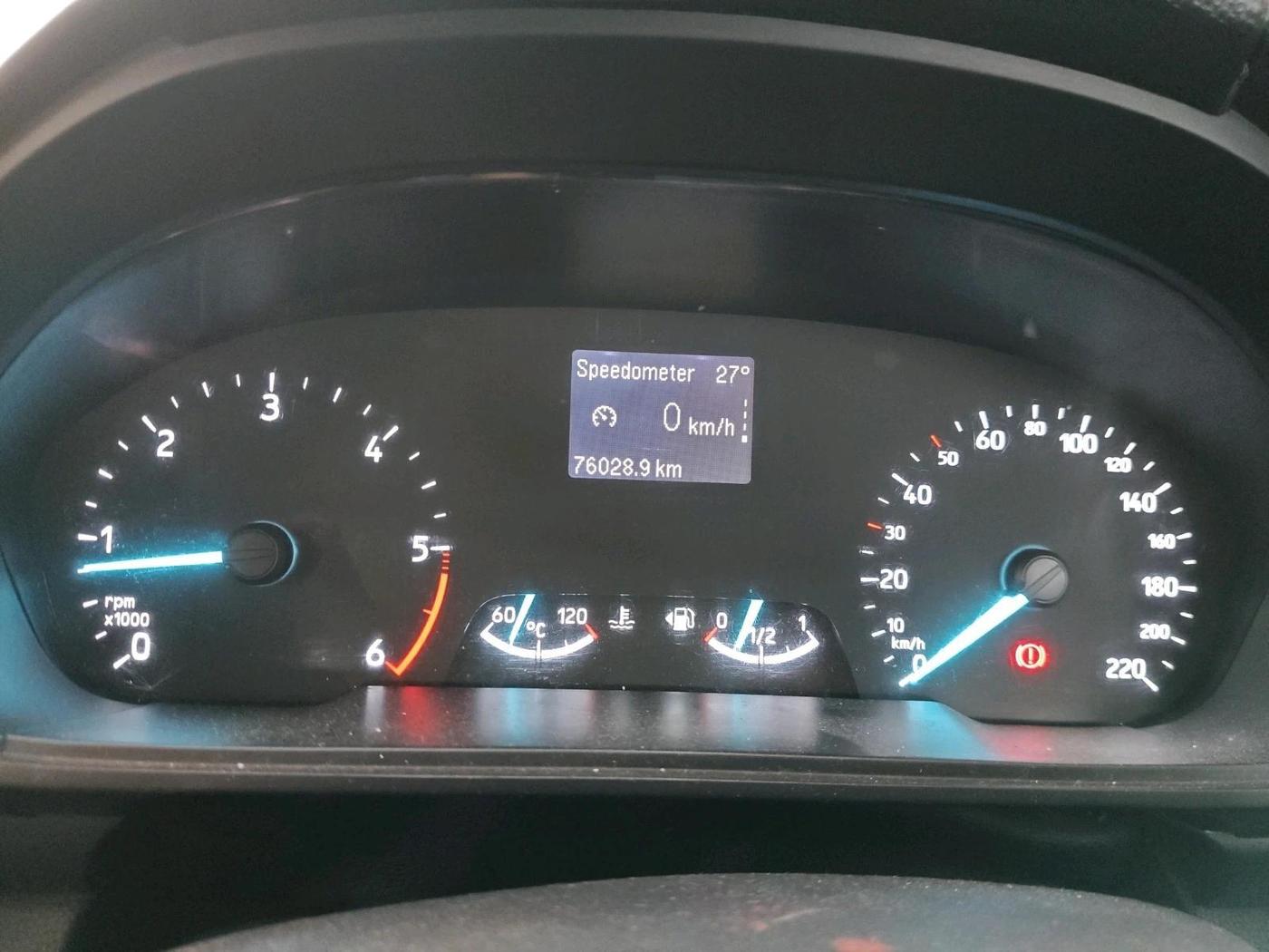 2019 Ford Ecosport TREND 1.5L DIESEL, Diesel, Manual, 76,028 km, interior