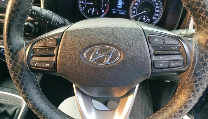 2019 Hyundai VENUE SX 1.0 (O) TURBO, Petrol, Manual, 63,675 km, interior