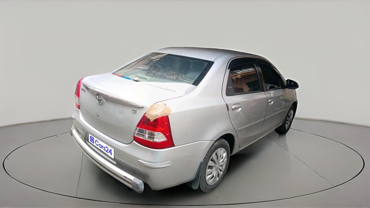 2014 Toyota Etios G, Petrol, Manual, 48,470 km, exterior