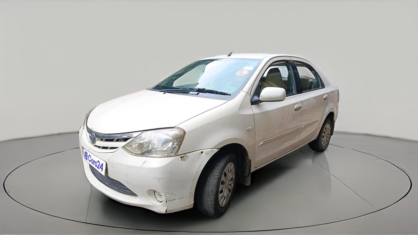 2012 Toyota Etios G, Petrol, Manual, 79,177 km, exterior