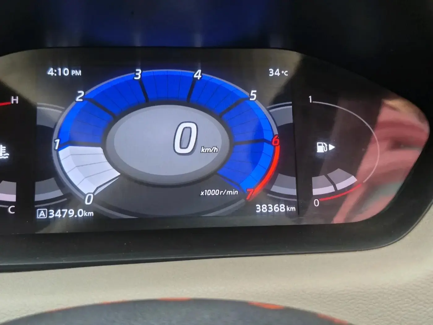 2021 Nissan MAGNITE XV TURBO, Petrol, Manual, 38,368 km, interior